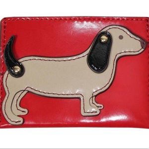 Dachshund slim card case
